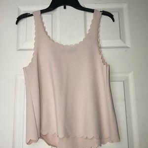 Scalloped Tank Top